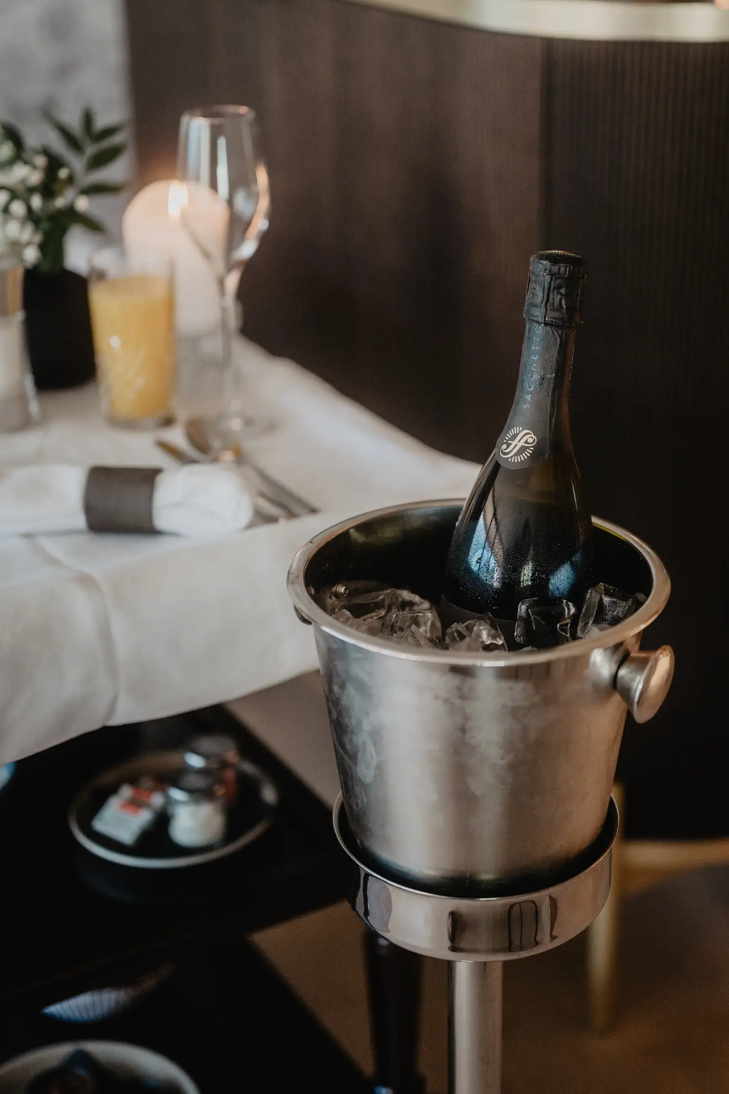 Flasche Prosecco Sacchetto