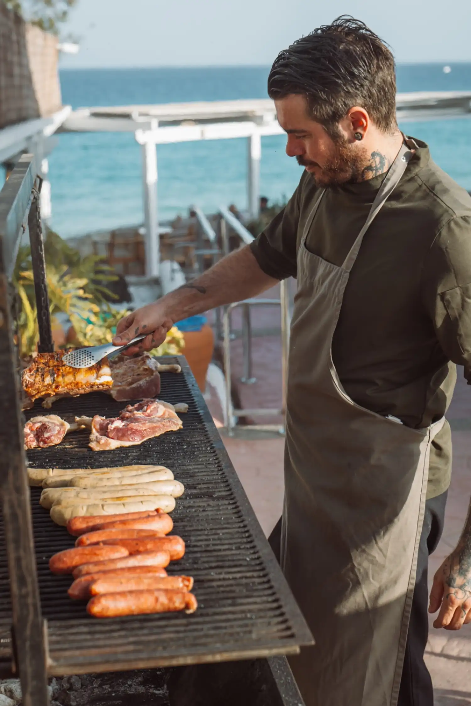 Barbacoa en la playa de Las Gaviotas
