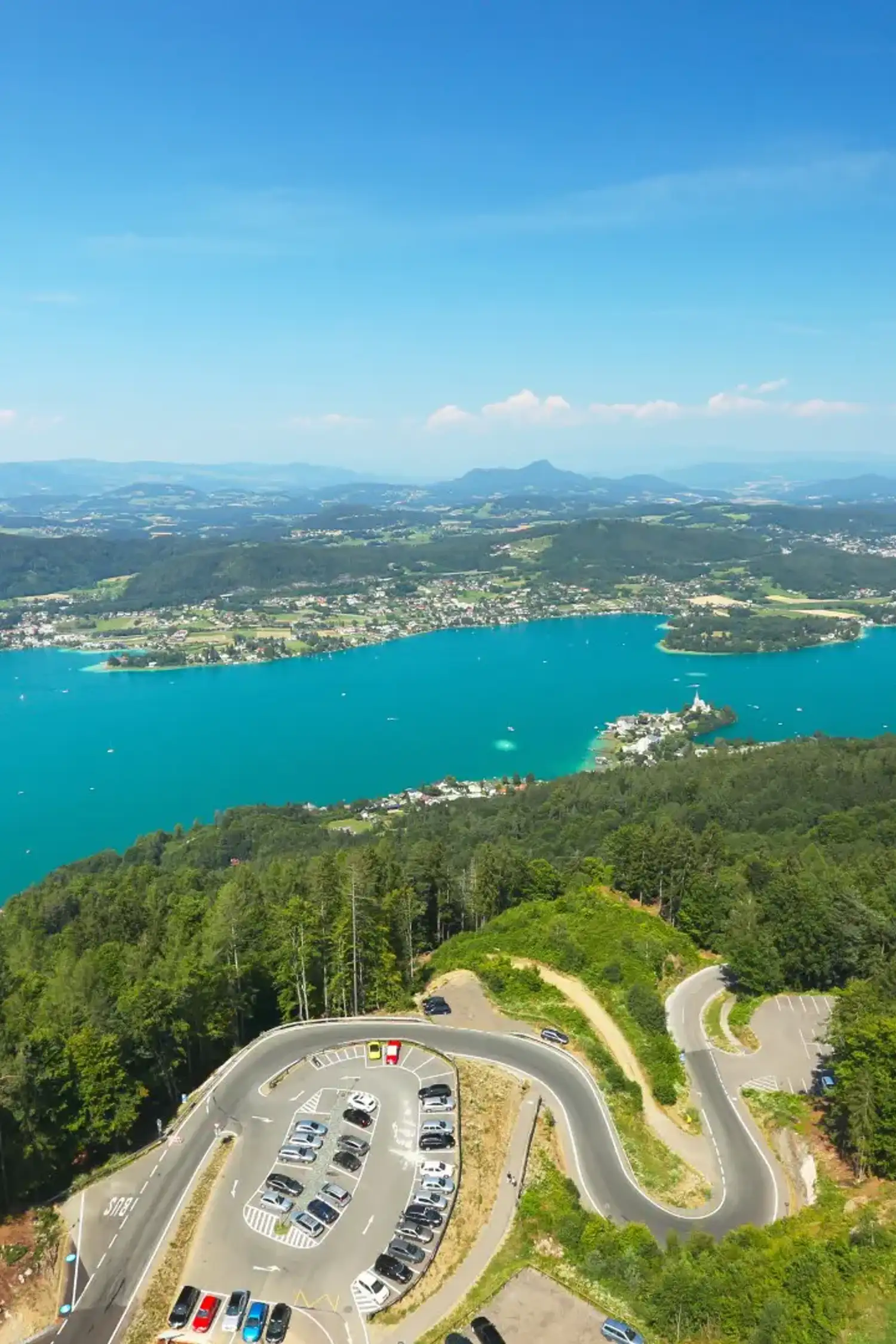 Wörthersee round trip with Pyramidenkogel - panorama around the lake