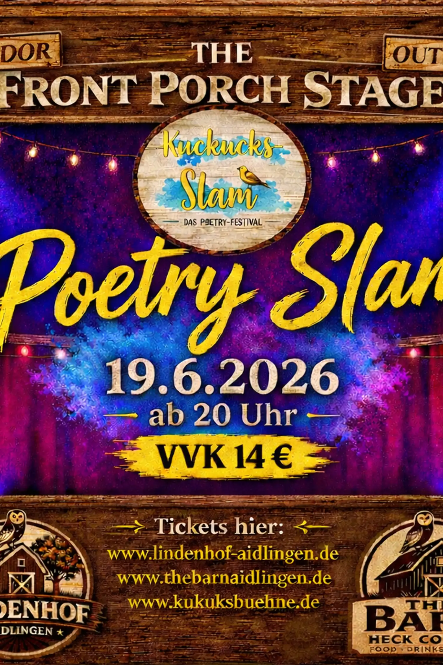 FrontPorchStage "Poetry Slam"