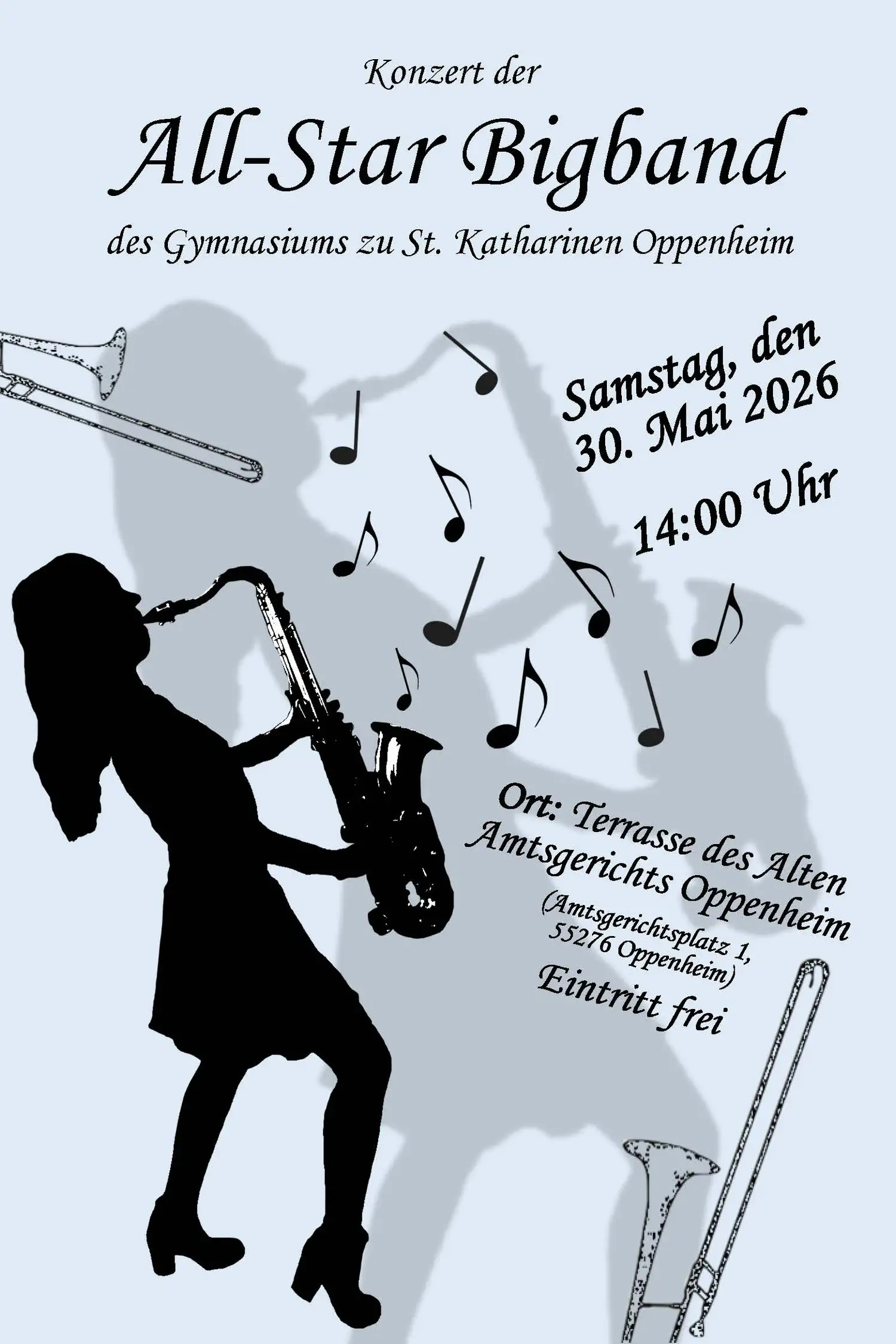 Konzert der All-Star Bigband des Gymnasiums zu St. Katharinen Oppenheim