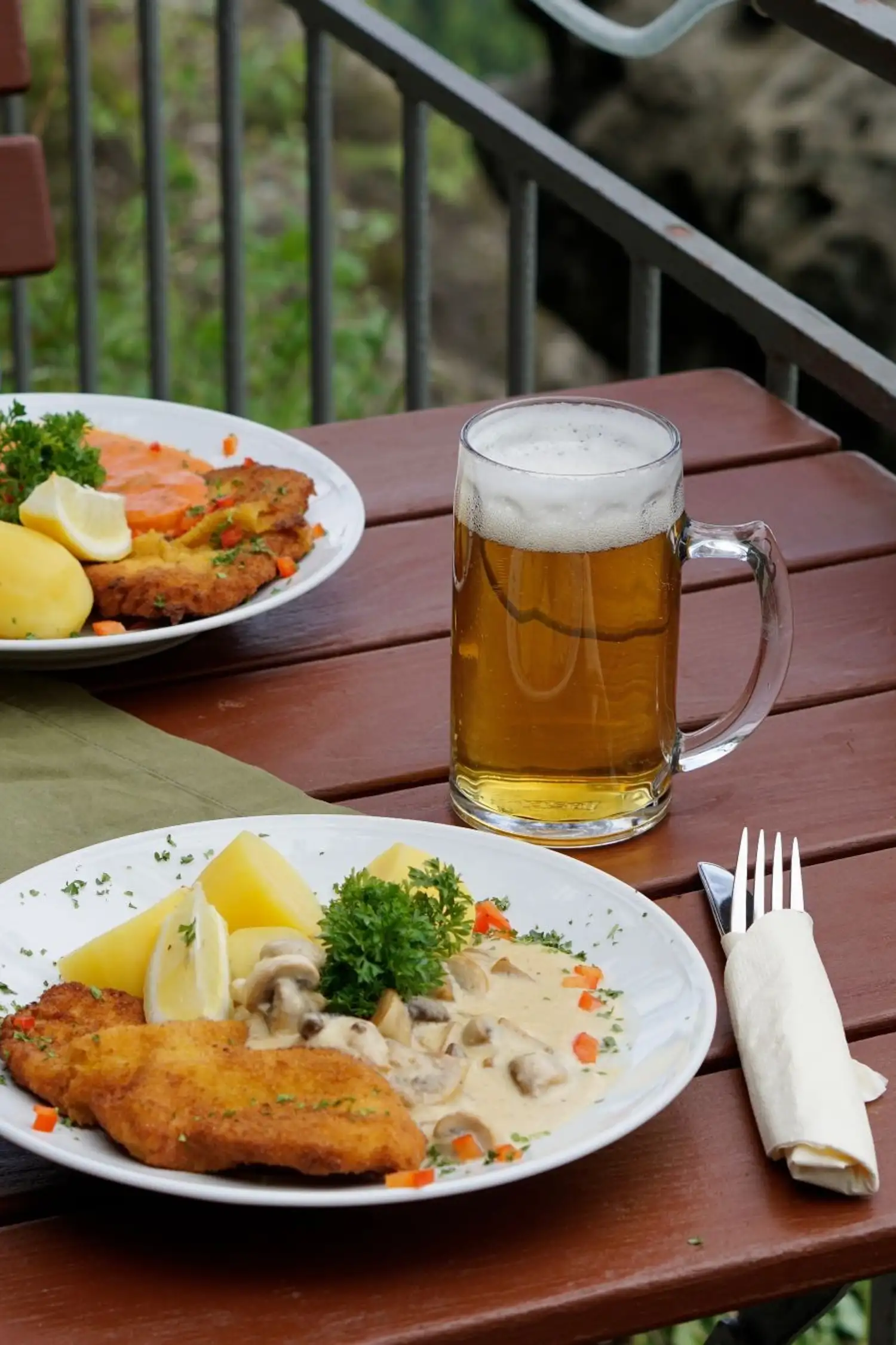 Schnitzel Thursday with a panoramic view