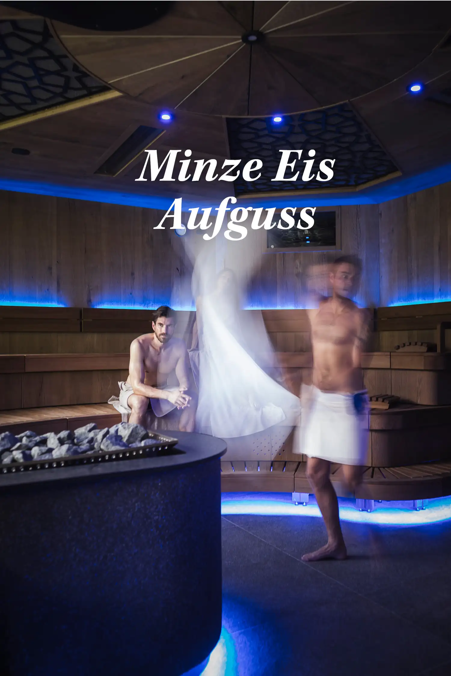 Minze-Eis Aufguss