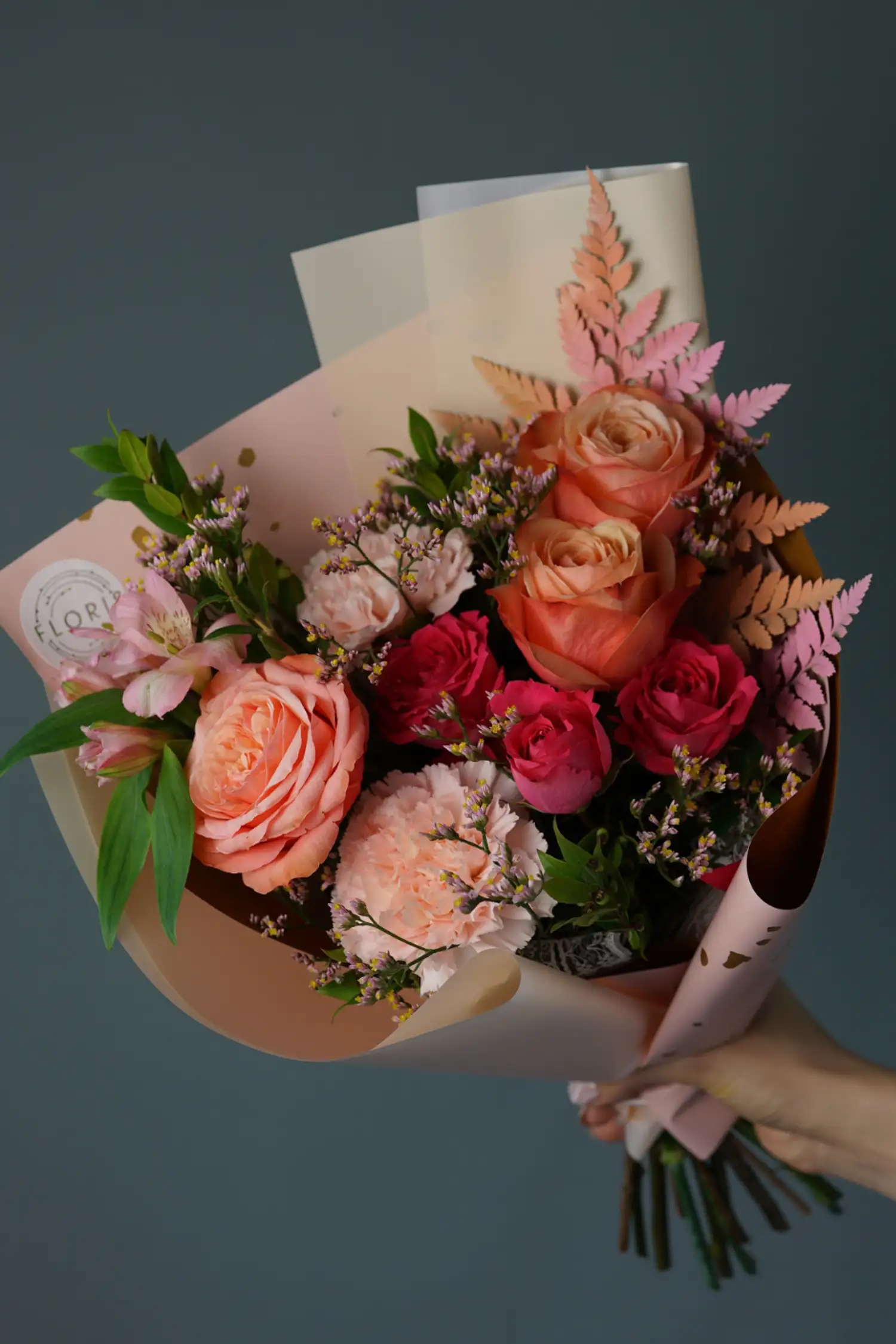 Sags mit Blumen