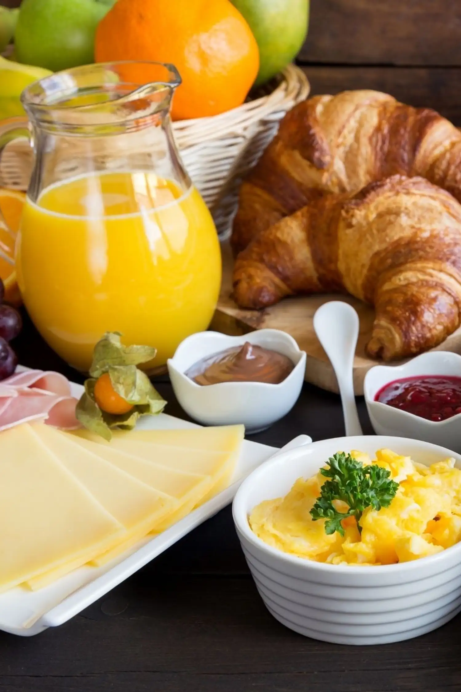 Mountain breakfast on the Papststein