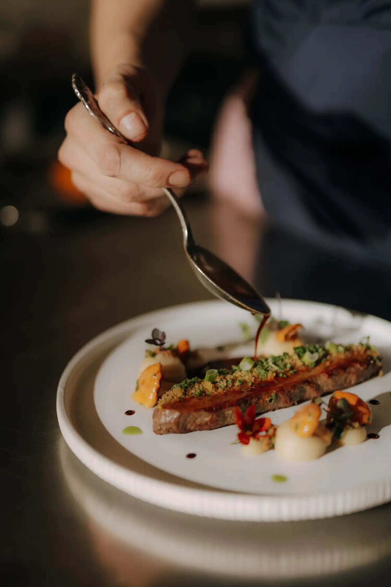 Moments of pleasure in the Terz restaurant