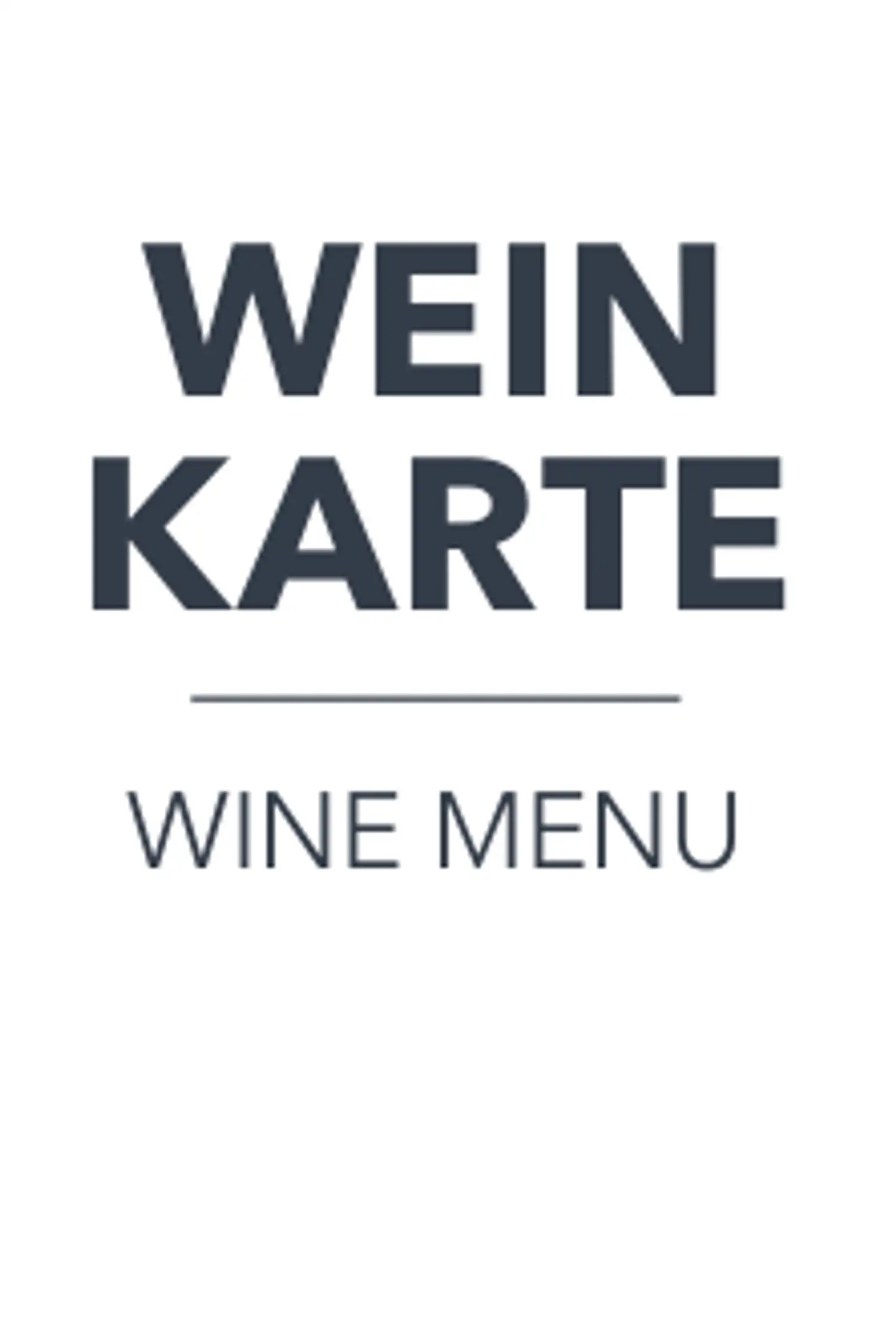 Drinks Menu