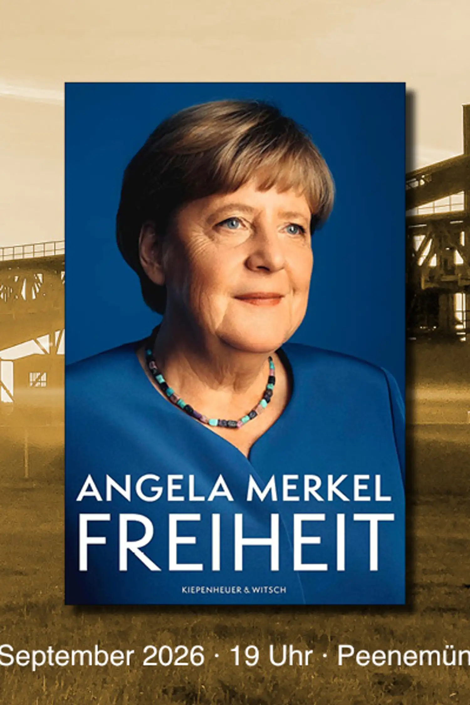 Sonderlesung Angela Merkel "Freiheit – Erinnerungen 1954–2021"