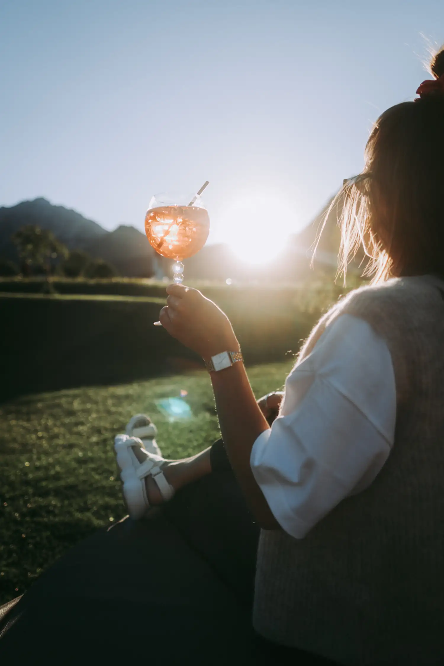 When the evening feels like a vacation🍹