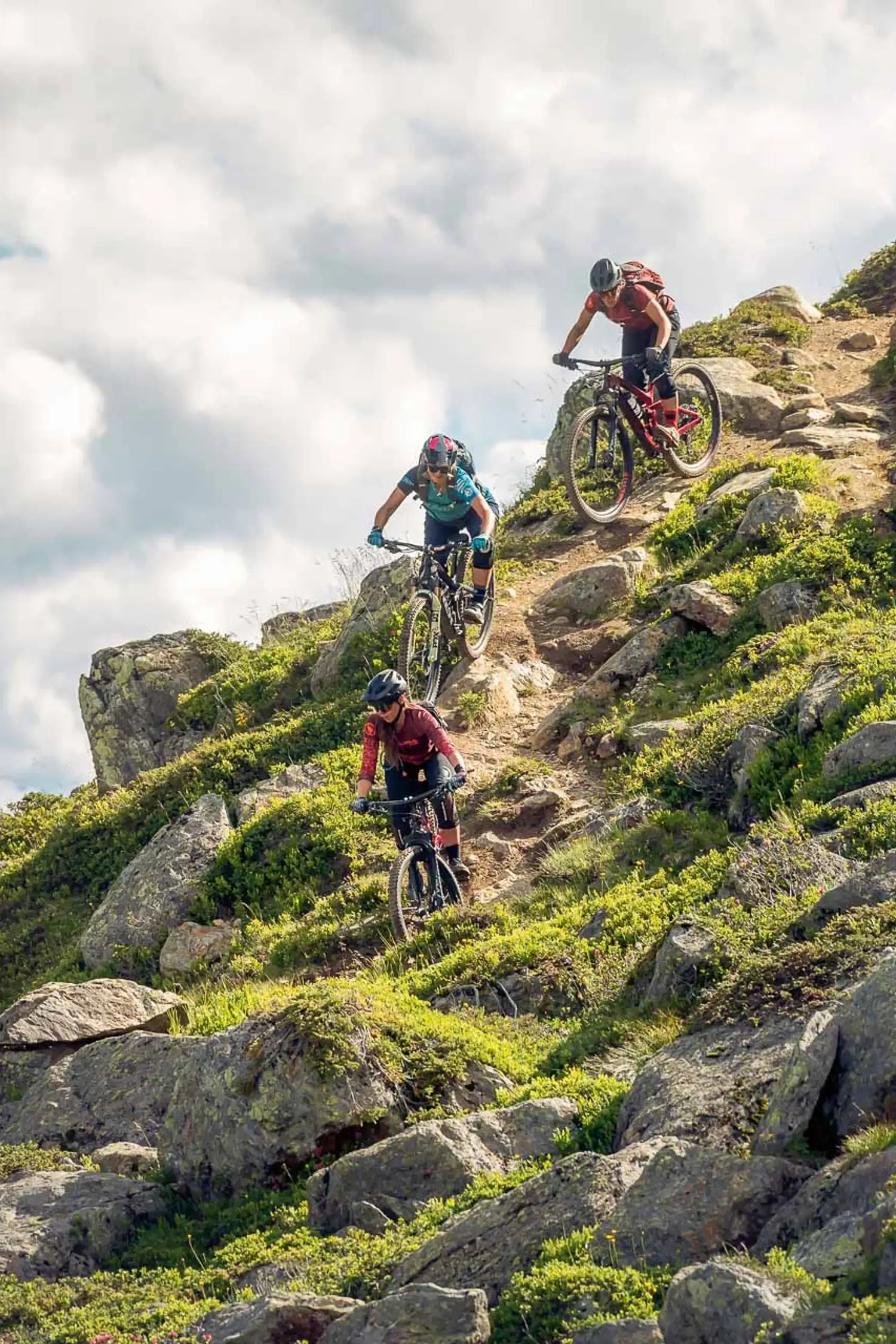 Action auf zwei Rädern in Sölden