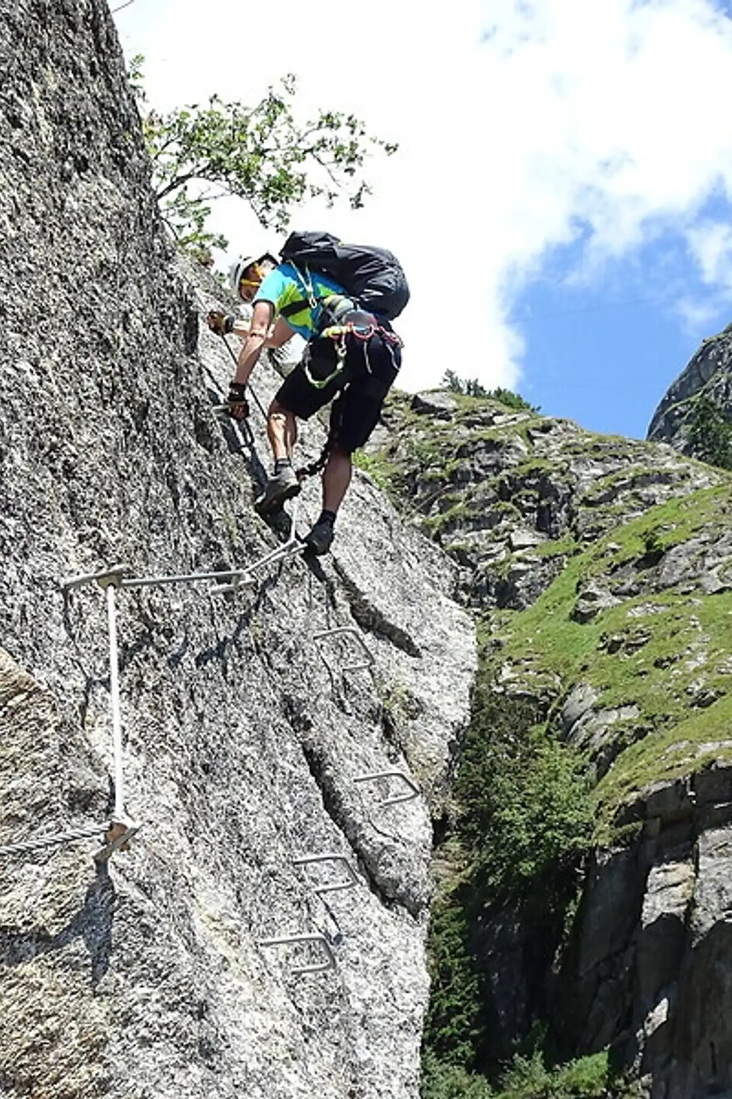 Guided via ferrata tour at the via ferrata destination in Parcines