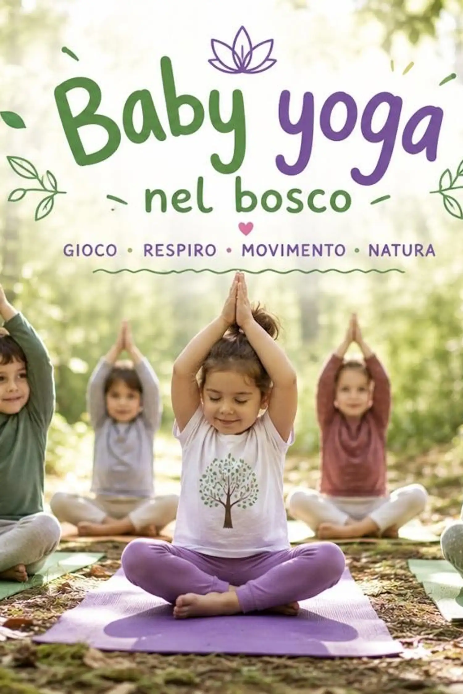 MONDAY: BABY YOGA IN THE WOODS