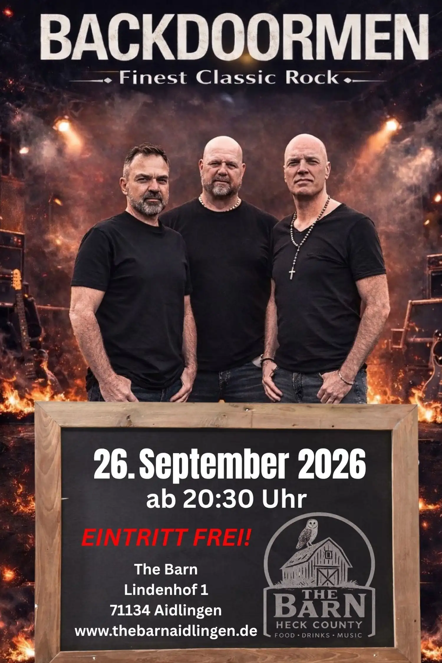 Backdoormen - Live @thebarnaidlingen