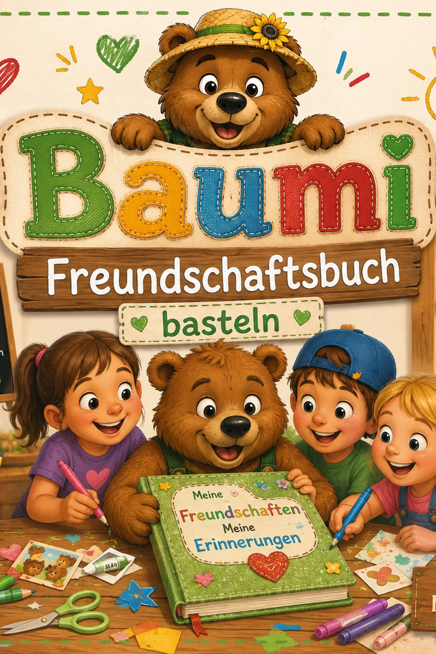 Baumi Freundschaftsbuch basteln