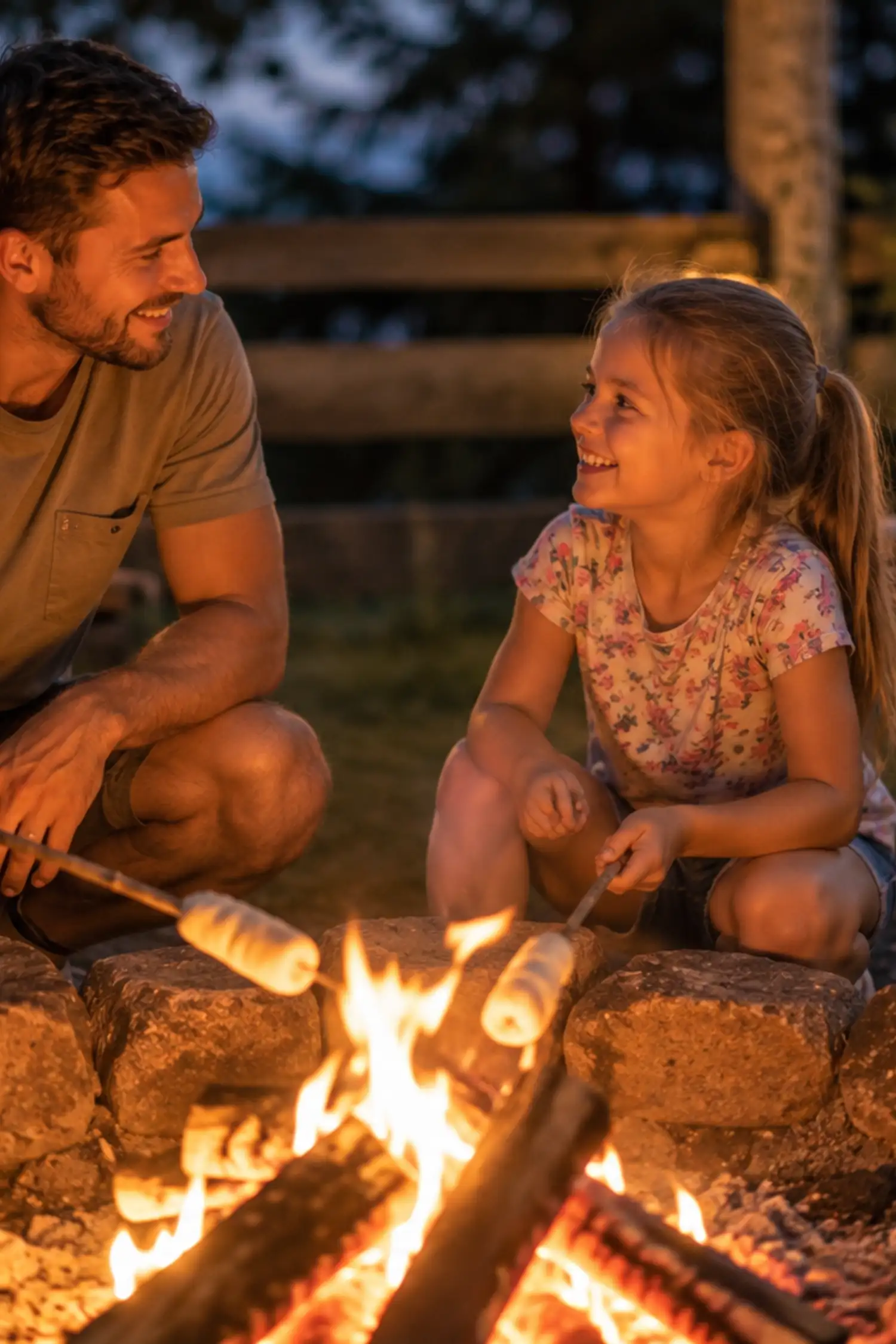 Kleine Feuerhelden – Lagerfeuer mit Stockbrot & Marshmallows