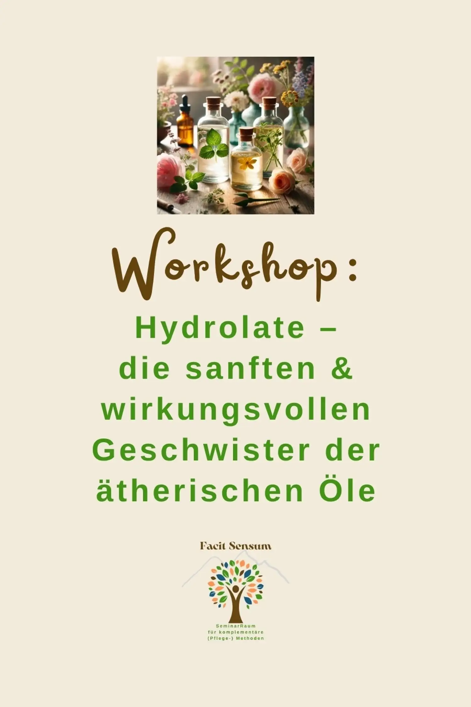 WorkShop: Hydrolate – die sanften & wirkungsvollen Geschwister der ätherischen Öle