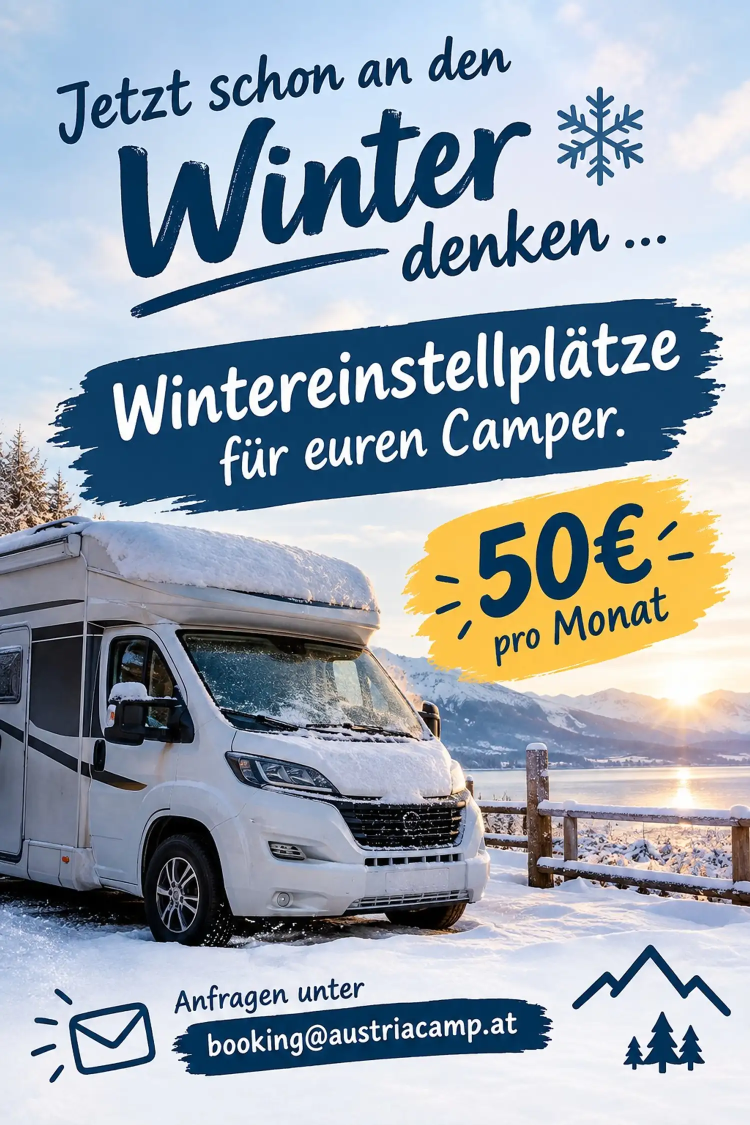 Wintereinstellplätze für euren Camper