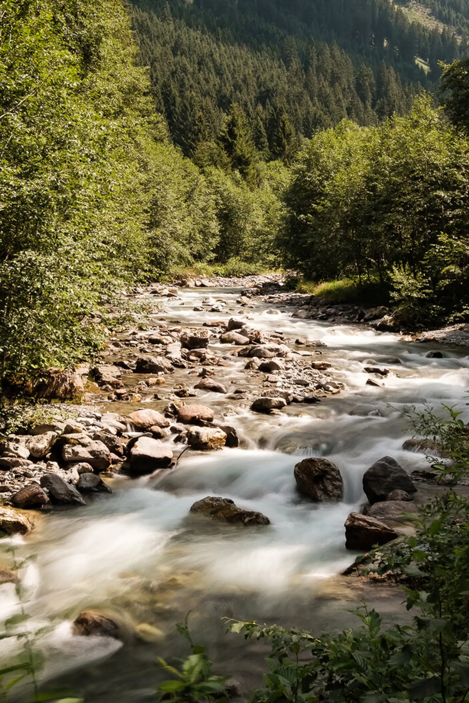 In the Silbertal Valley – a leisurely streamside hike to the Fellimännle Inn